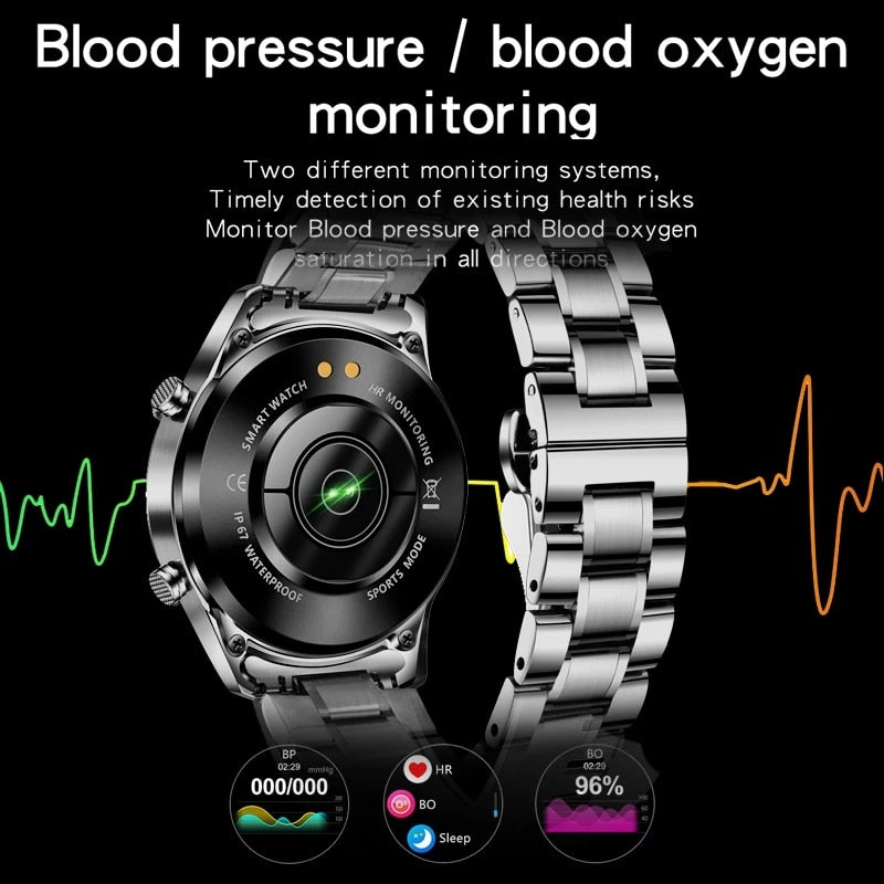 LIGE Sport Smartwatch 3BAR Android + IOS