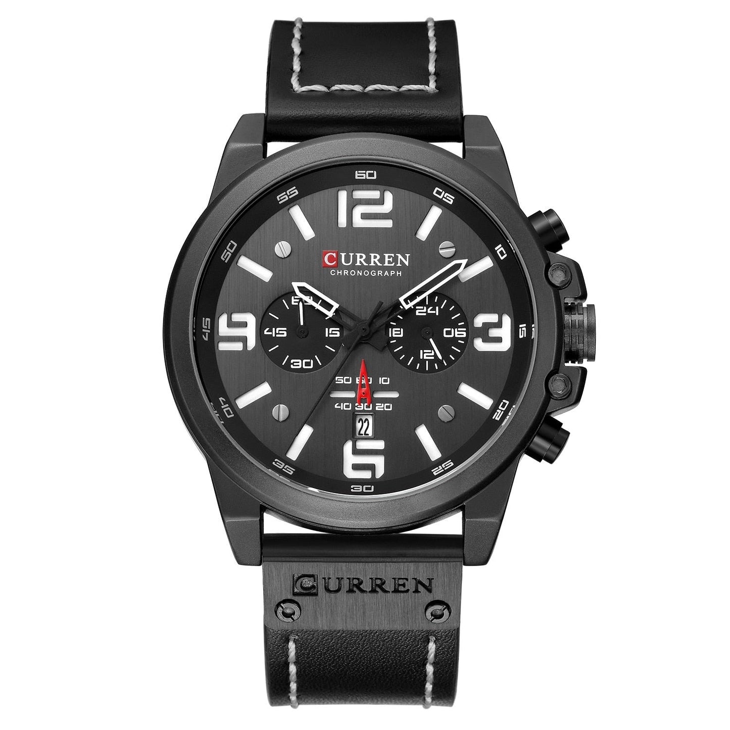 CURREN CUR 8314 Herren Chronograph 3ATM Hardlex