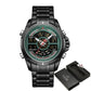 NAVIFORCE NF9170 Herren Militär Multifunktion Chronograph 3BAR