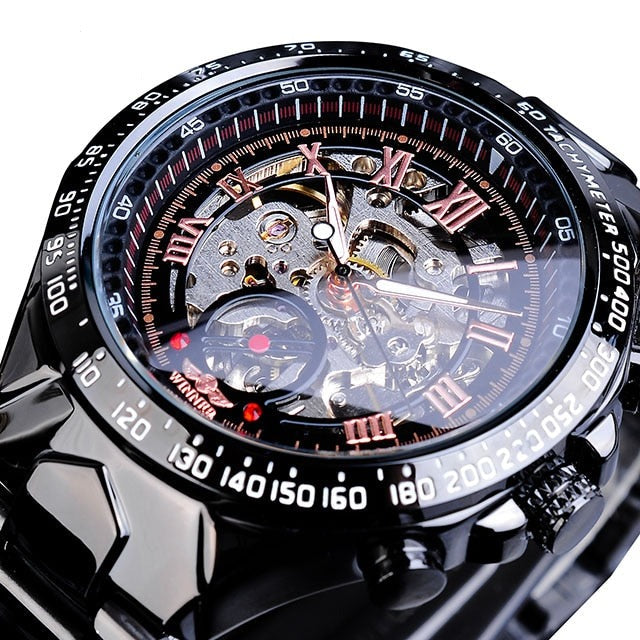 WINNER GMT886-1 Automatik Herren Skelettuhr Hardlex