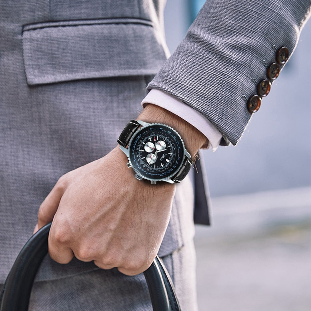 JARAGAR 039 Herren Automatik Chronograph