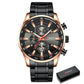 CURREN 8351 Designer Herren Chronograph 3ATM Hardlex