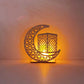 Holz LED-Leuchte Eid Mubarak