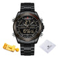 NAVIFORCE NF9195 Herren Militär-Sport-Digitaluhr 3BAR