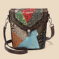 le'aokuu Damen Schultertasche Rindsleder