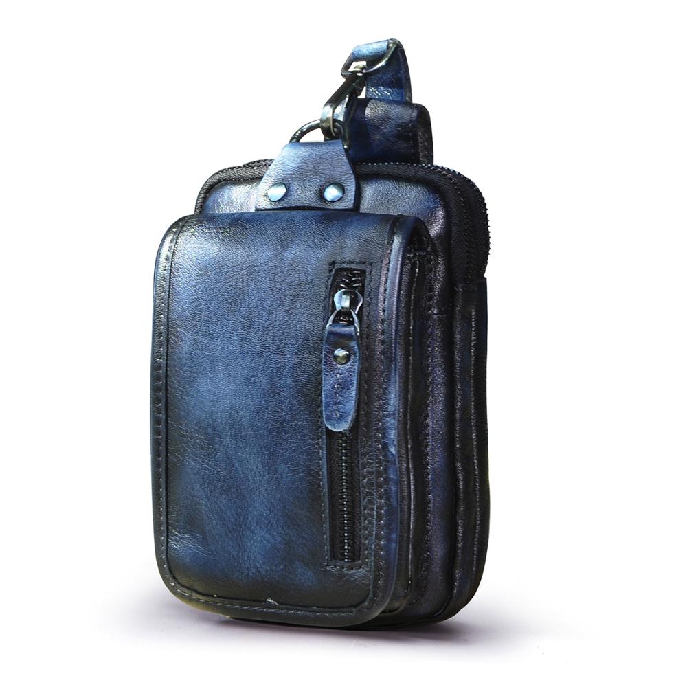 Hüft-Gürteltasche aus echtem Rindsleder