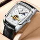 LIGE 8949 Luxus Herren Automatik Uhr 3BAR Hardlex