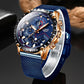 LIGE 9821 Herren Chronograph 3ATM Hardlex