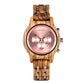 BOBO BIRD Holz Chronograph 3ATM Hardlex