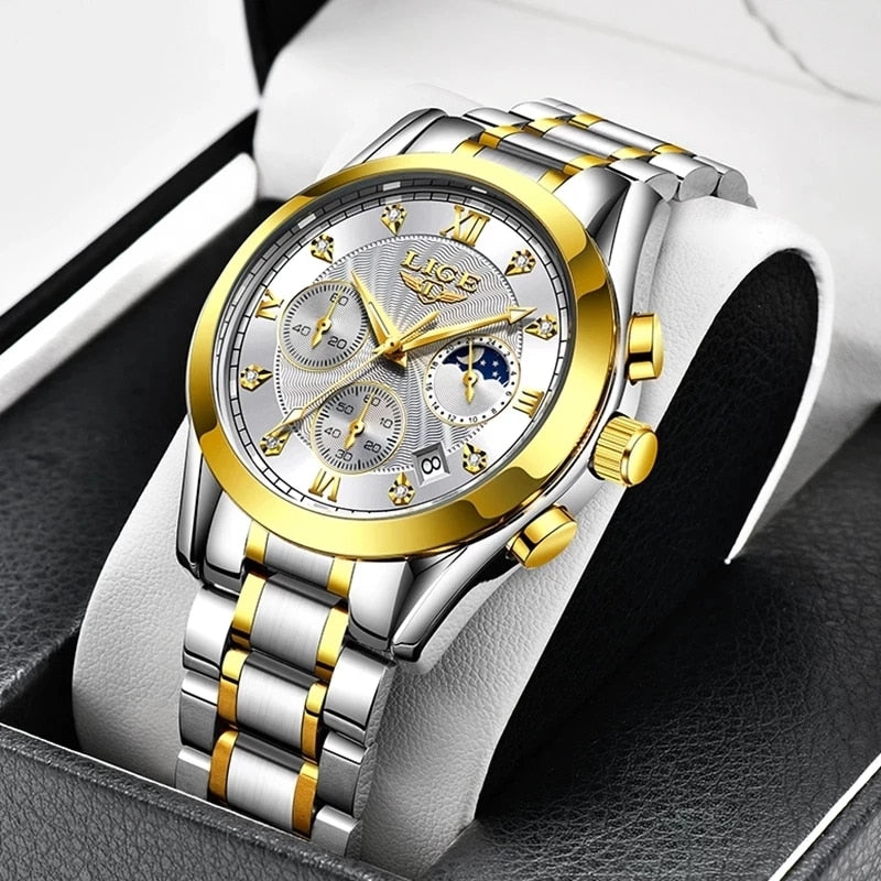 LIGE 8912 Damen Business Chronograph 3ATM
