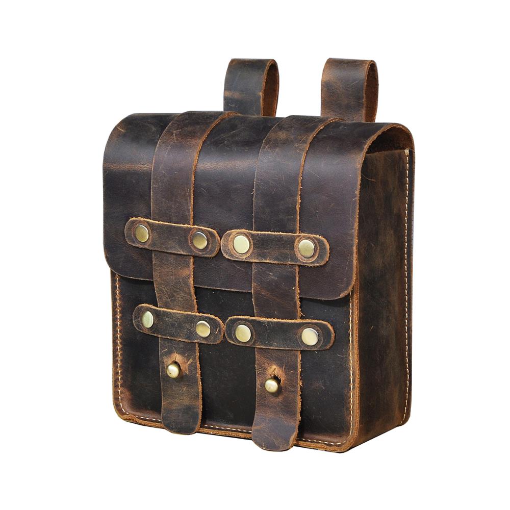 le'aokuu Herren Hüft-Gürteltasche Rindsleder