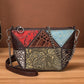 le'aokuu Damen Schultertasche Rindsleder