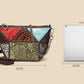 le'aokuu Damen Schultertasche Rindsleder