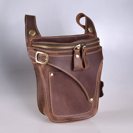 LACHIOUR Herren Gürteltasche Echtleder