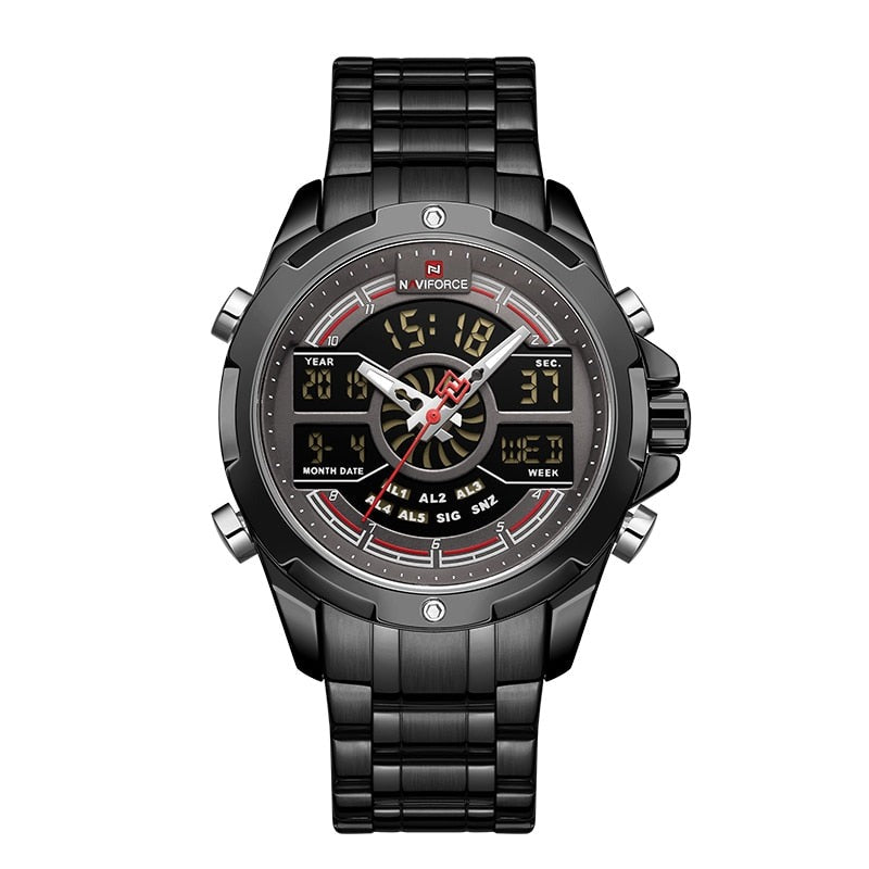 NAVIFORCE NF9170 Herren Militär Multifunktion Chronograph 3BAR