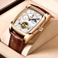 LIGE 8949 Luxus Herren Automatik Uhr 3BAR Hardlex