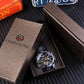 Forsining GMT1163-7 Automatik Herrenuhr Chronograph 3BAR Glas