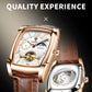 LIGE 8949 Luxus Herren Automatik Uhr 3BAR Hardlex