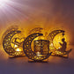 Holz LED-Leuchte Eid Mubarak