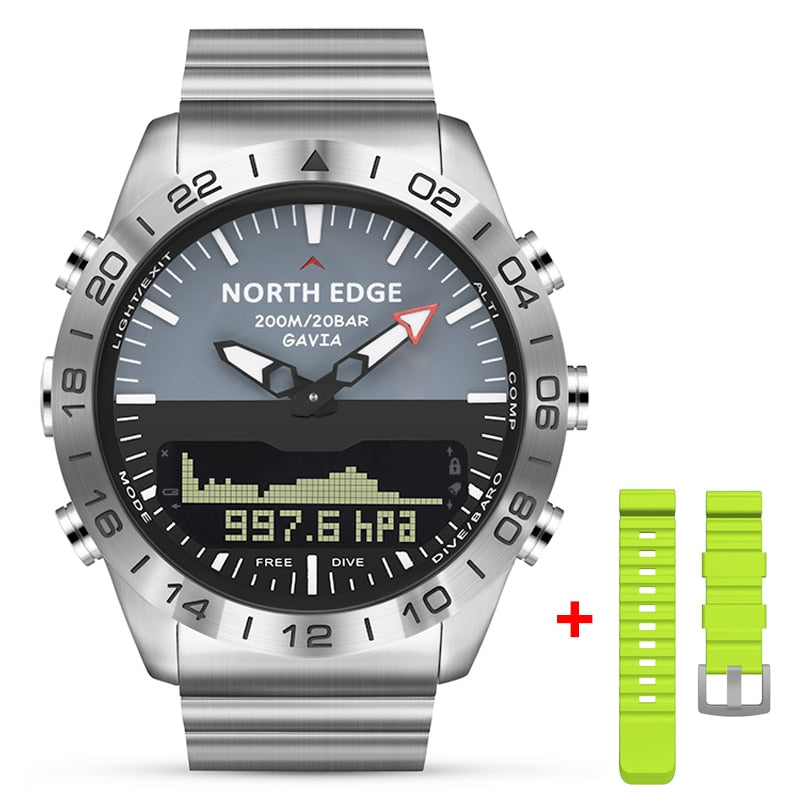 NORTH EDGE GAVIA 2 Herren Taucher Militäruhr