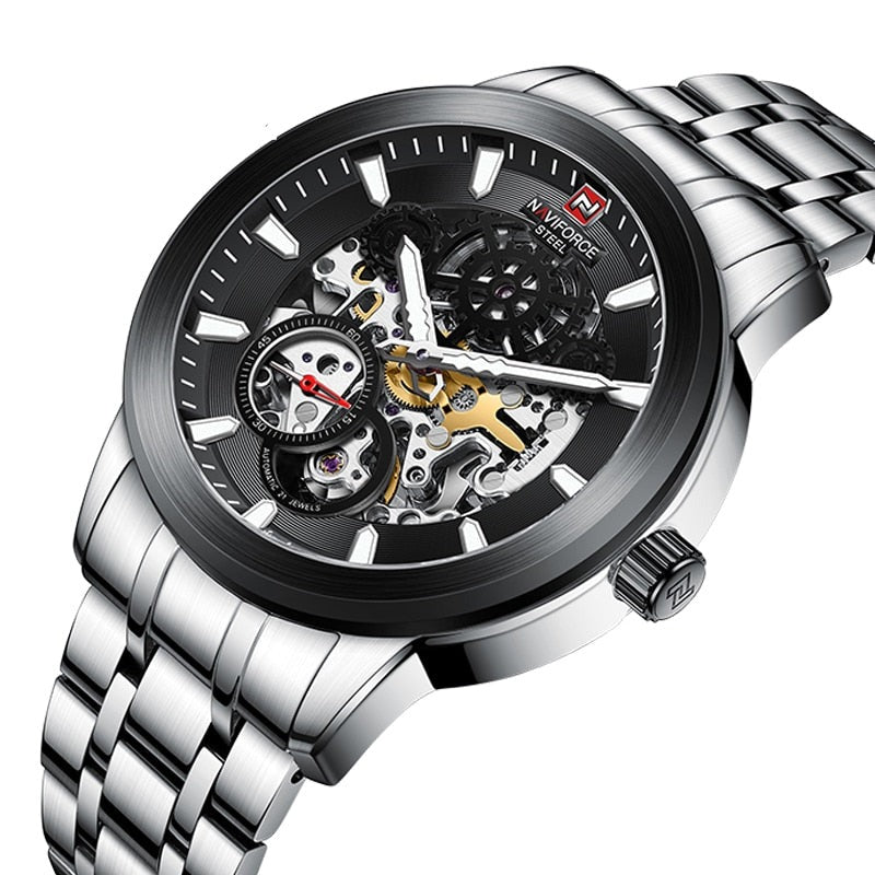 NAVIFORCE NFS1002 Herren Automatik Uhr Wasserdicht 10BAR