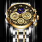 LIGE 8942 Herren Business Chronograph 5ATM