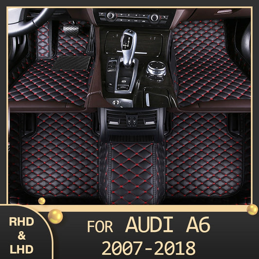Auto Fußmatten maßgefertigt für AUDI A6/S6/RS6 Avant 2007 - 2018 LHD