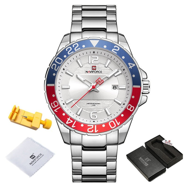 NAVIFORCE 9192 Herren Analoguhr 3BAR Hardlex
