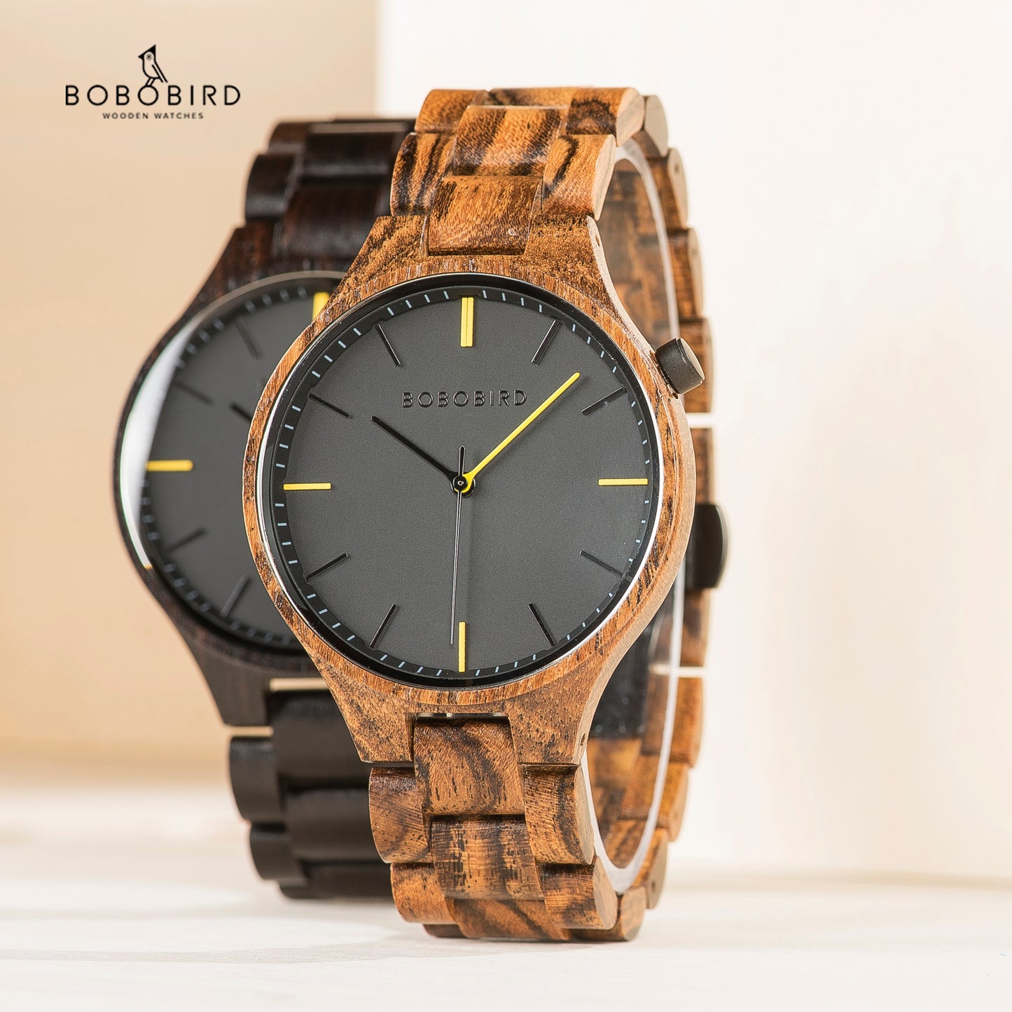 BOBO BIRD Holz Uhr 3ATM Hardlex