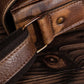 le'aokuu Herren Umhänge-Schultertasche Echtleder