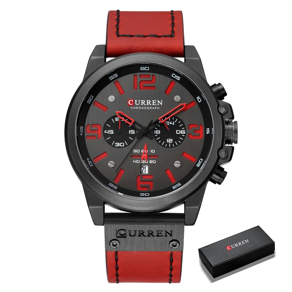 CURREN CUR 8314 Herren Chronograph 3ATM Hardlex