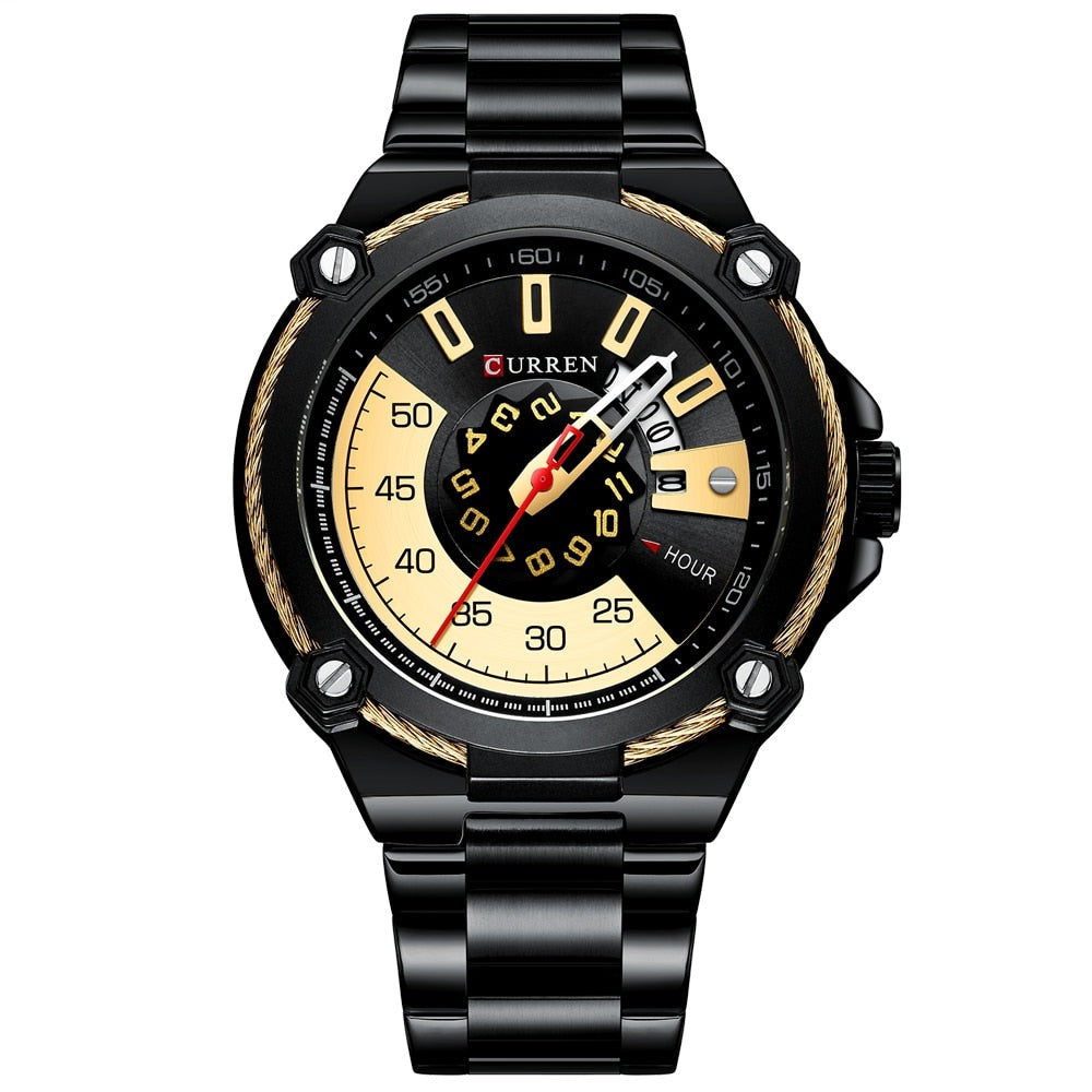 CURREN 8345 Designer Herren Uhr 3ATM