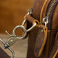 le'aokuu Herren Umhänge-Schultertasche Echtleder