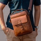 JOYIR Leder Herren Umhänge-Schultertasche
