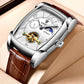 LIGE 8949 Luxus Herren Automatik Uhr 3BAR Hardlex
