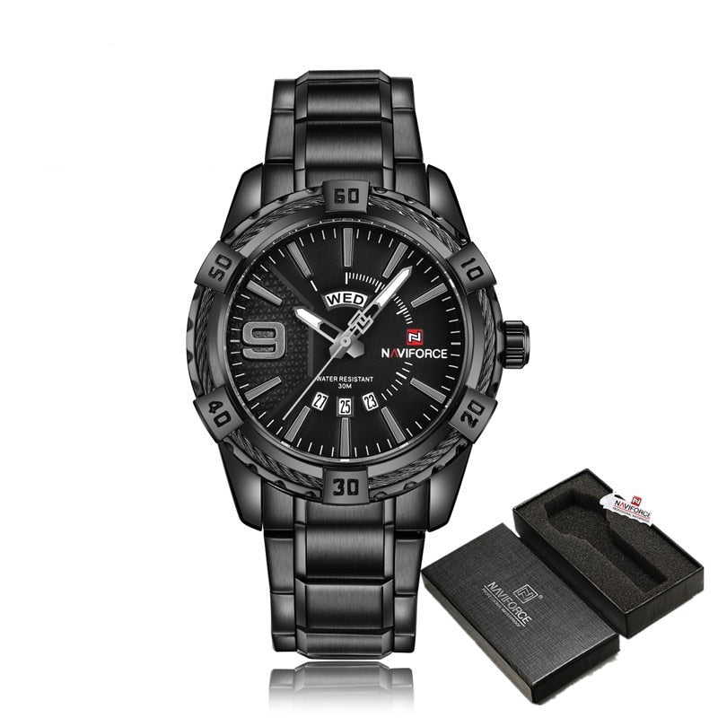 NAVIFORCE NF9117S Herren Quarzuhr 3BAR