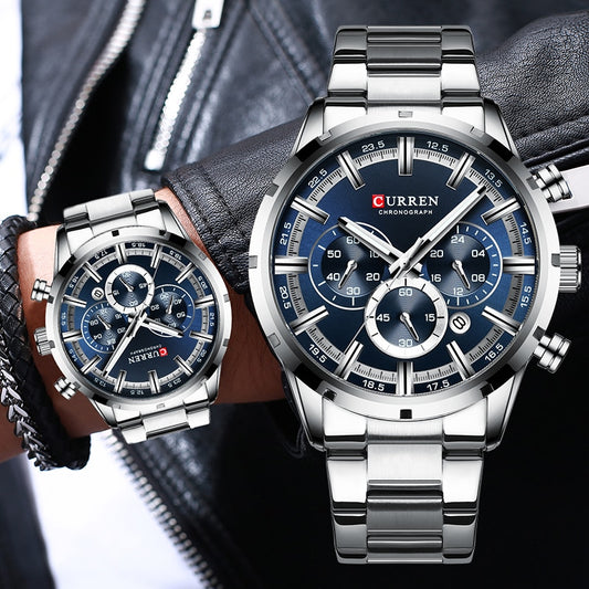 CURREN CUR 8355 Analog Herren Chronograph 3ATM