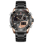 NAVIFORCE NF9171 Herren Militär Chronograph 3BAR Hardlex