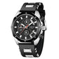 LIGE 8908 Herren Chronograph 3ATM Hardlex