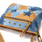 Annmouler Damen Jeans Schultertasche