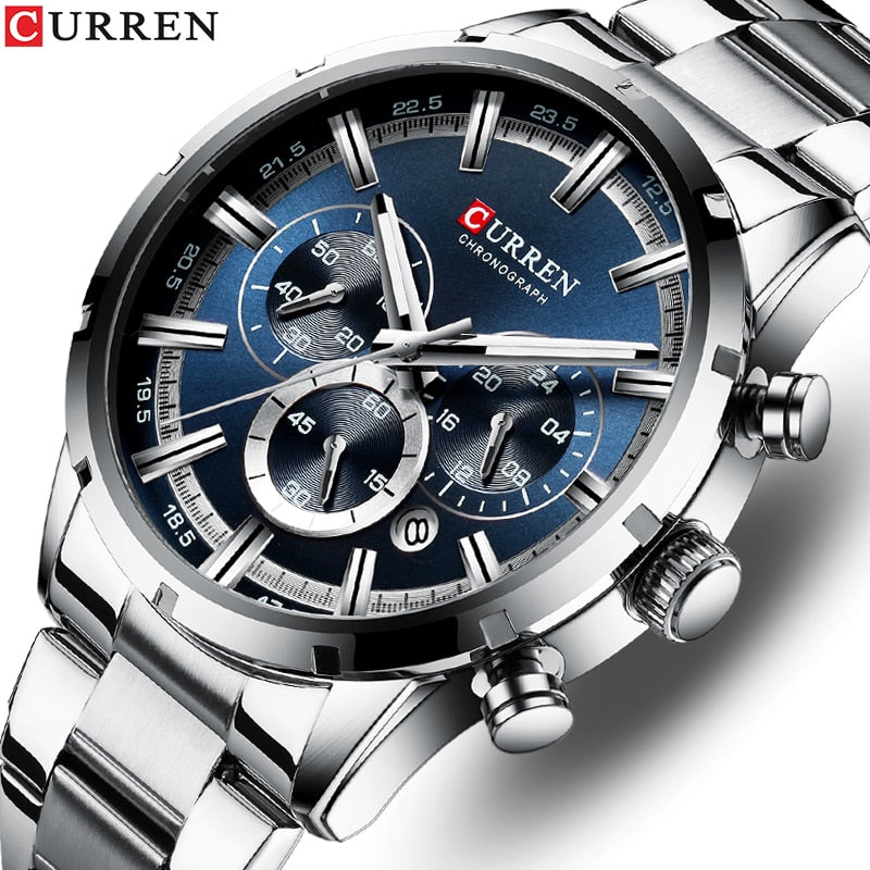 CURREN CUR 8355 Analog Herren Chronograph 3ATM