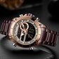 NAVIFORCE NF9163 Herren Militärchronograph 3BAR Edelstahl