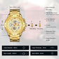 NAVIFORCE NF9165GG Herren Luxus Chronograph 3BAR Hardlex