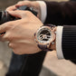 NAVIFORCE NF9163 Herren Militärchronograph 3BAR Edelstahl