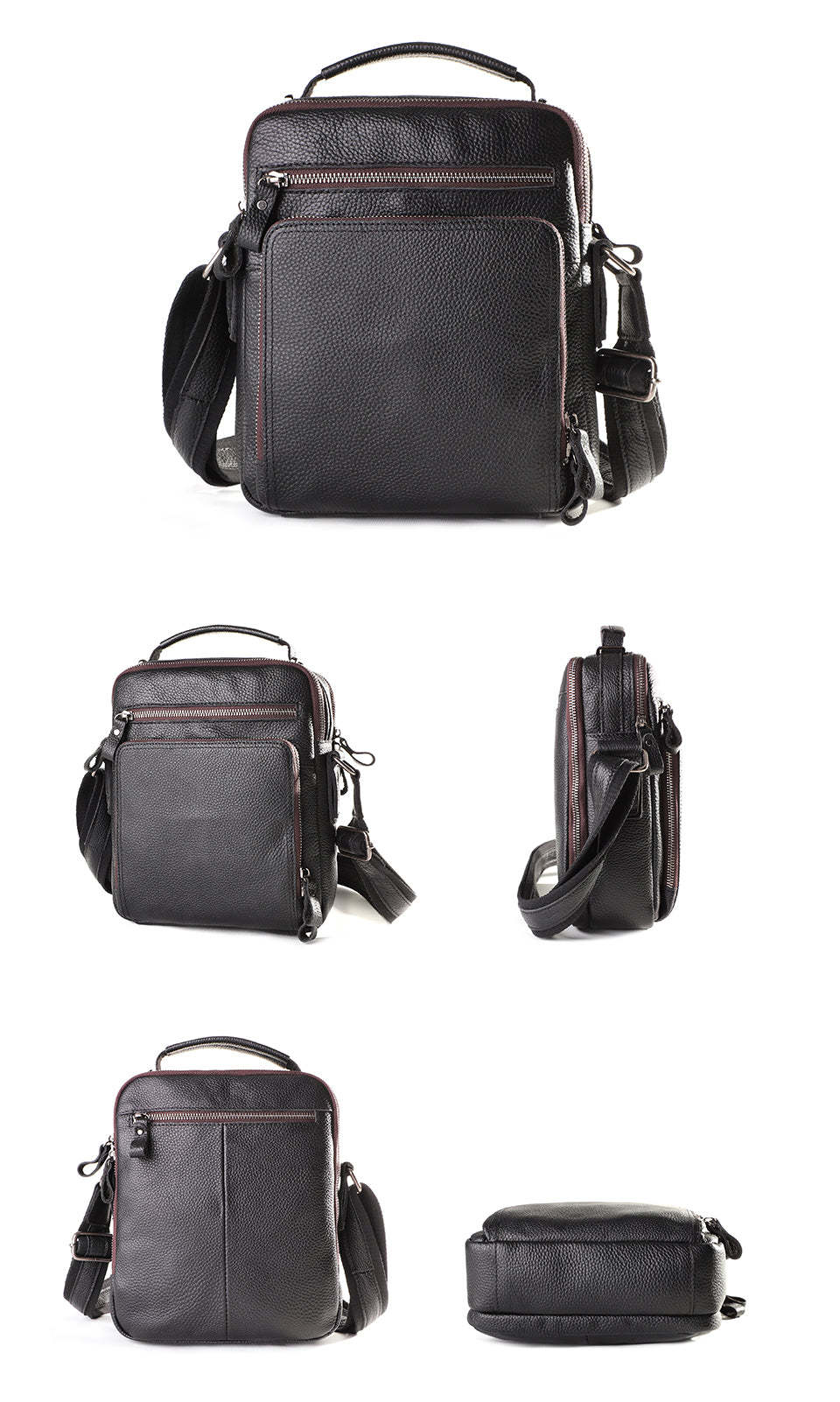 JOYIR Herren Leder Umhänge-Schultertasche