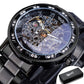 WINNER GMT838-2 Automatik Herren Skelettuhr Glas
