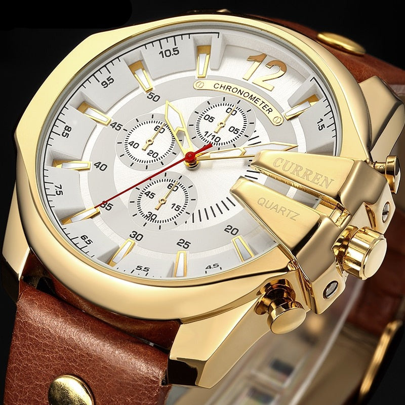 CURREN 8176 Herren Chronograph 3ATM