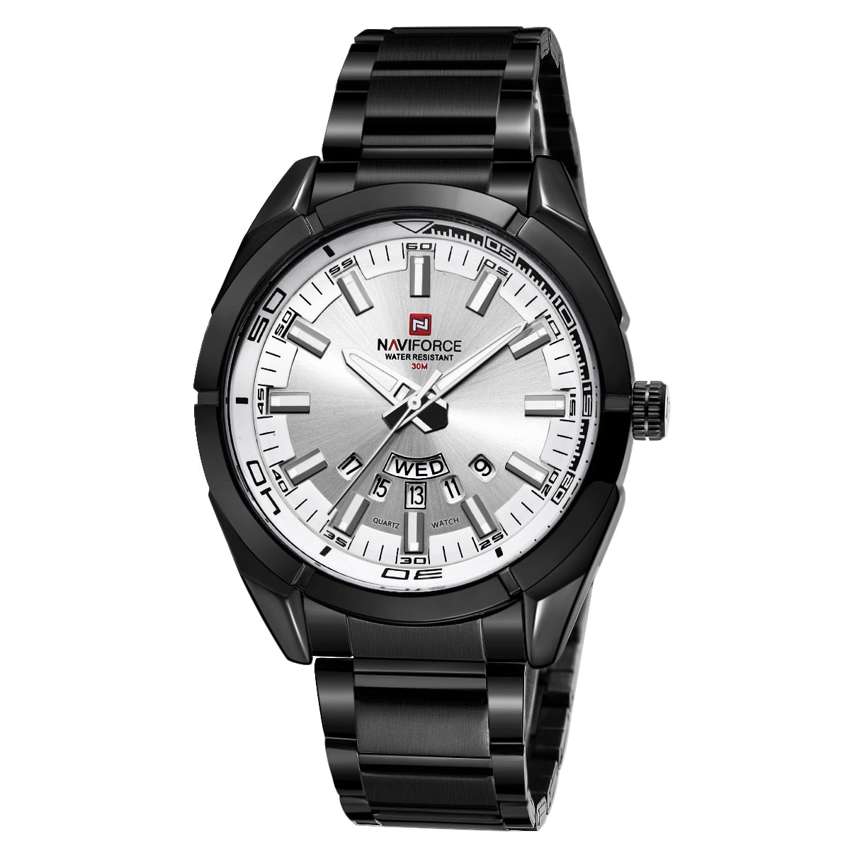 NAVIFORCE NF9038 Herren Analoguhr 3BAR Hardlex