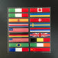 Reflektierender 3D-Aufkleber mit Nationalflagge