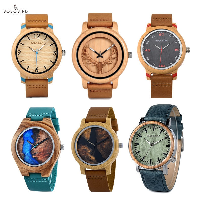 BOBO BIRD Unisex Holzuhr 3ATM